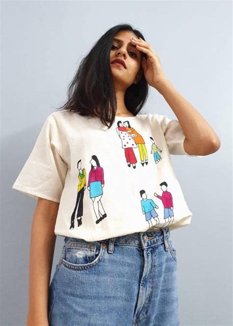 Get Animated Humans Round Neck Graphic T-Shirt at ₹ 1680 | LBB Shop