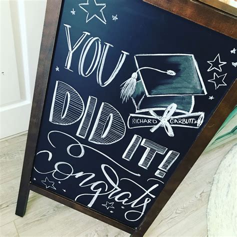 Graduation Chalkboard Sign Ideas at Keith Herrera blog