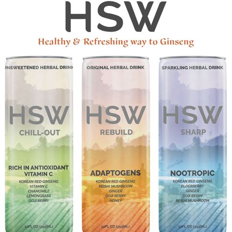 Korea Ginseng Corp. Unveils New HSW Herbal Drink Line at NPEE Ahead of ...