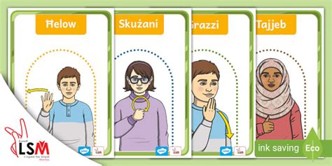 Il-Lingwa tas-Sinjali Maltija l Kartelluni: Is-Sinjali Soċjali