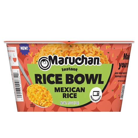 Amazon.com: Maruchan Microwavable Mexican Rice Bowl, Instant Spanish ...