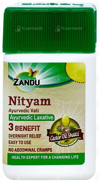 Zandu Nityam Ayurvedic Vati Tablet: Uses, Side Effects, Price & Substitutes