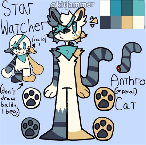 Star Watcher - OC Reference Sheet by kitjammer on DeviantArt