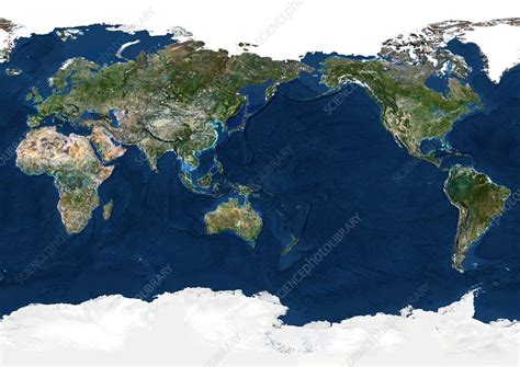 Whole Earth, satellite image - Stock Image - C003/2227 - Science Photo ...