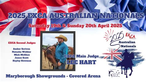 2025 EXCA AUSTRALIAN NATIONALS, Maryborough Showgrounds & Equestrian ...
