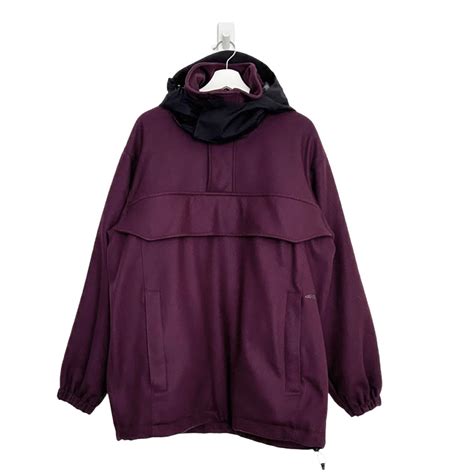 "GR10K"(mens) wool/nylon pullover hooded jacket | ALTNOI