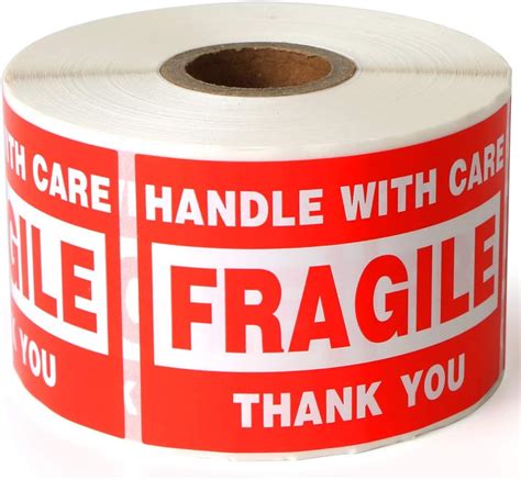Soonmark 500 Handle with Care Shipping Stickers, Fragile 2x3 India | Ubuy