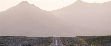 Download wallpaper 2560x1080 road, mountains, fog, asphalt, highway ...