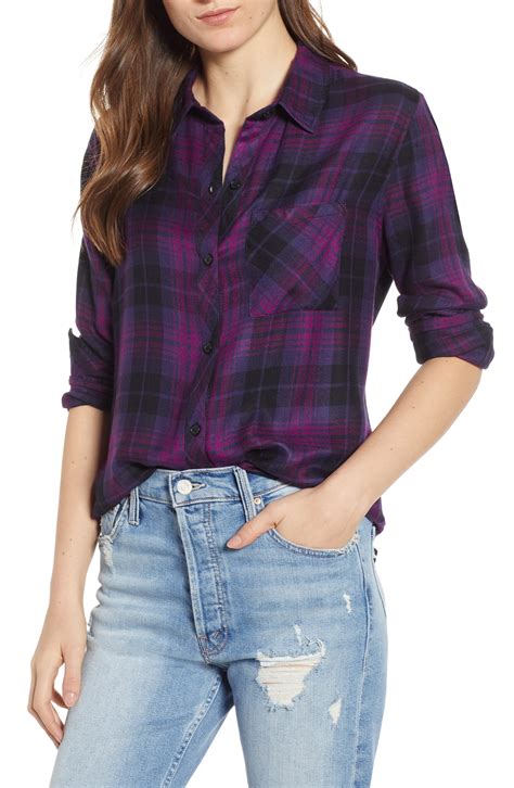 Womens Plaid Flannel Shirts Canada
