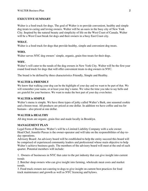 Example Of A Food Truck Business Plan at Dan Washington blog