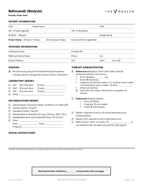 Fillable Online Iron (/Injectafer/) - IVX Health Fax Email Print ...