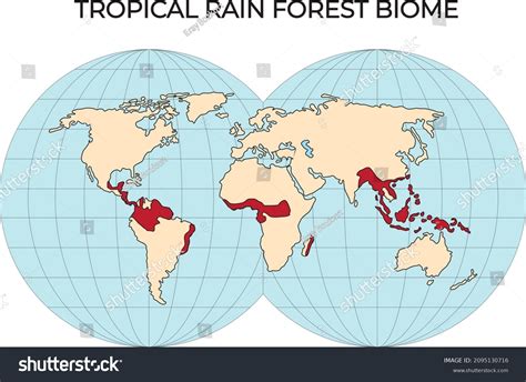 Tropical Rainforest Map Of Africa