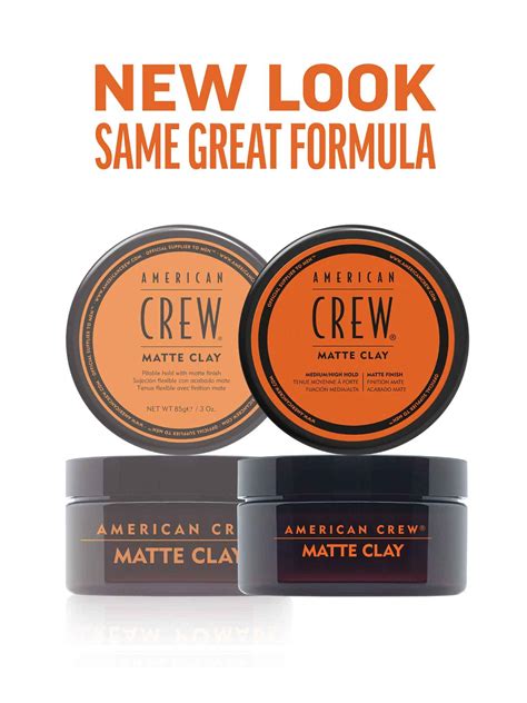 Matte Hair Clay for Strong Hold & Texture | American Crew
