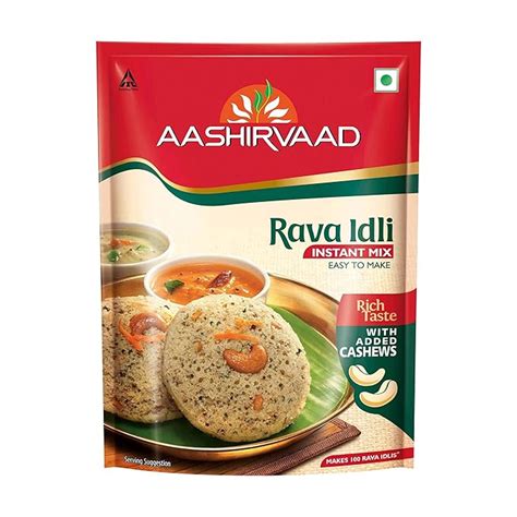 Aashirvaad Instant Mix - Rava Idli 1Kg, Easy to Make Snack Mix, Ready ...