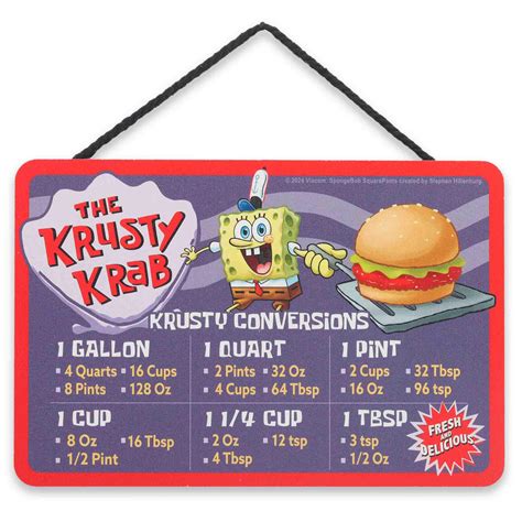 Amazon.com: SpongeBob SquarePants The Krusty Krab Kitchen Hanging Wood ...