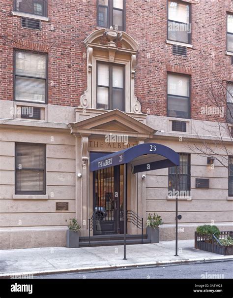 The Albert apartments at 23 East 10th Street, part of the four-building Hotel Albert complex, is ...