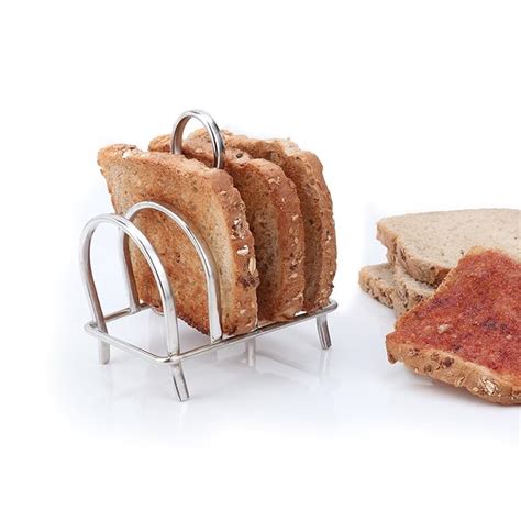 Urban Snackers Stainless Steel 4 Slice Bread Rack, Silver : Amazon.in ...