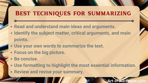 How to Write a Summary: An Essential Guide - The Art of Narrative