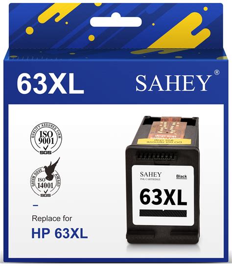 SAHEY 63XL Ink Cartridges for HP Printer - 1 Black, 1 Tri-color, 2 Pack ...