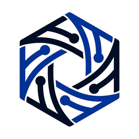 Technologie-Logo abstrakt Vorlage Symbol Illustration Markenidentität ...