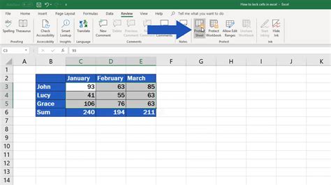 Image result for Lock Data in Excel
