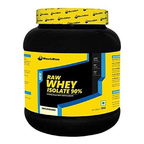MuscleBlaze Raw Whey Isolate Protein (1kg) Price in India, Specs ...
