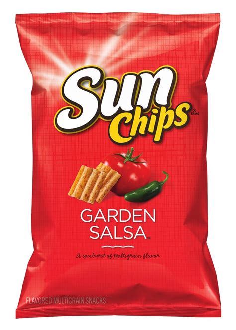 Amazon.com: Frito Lay, Sun Chips, Garden Salsa, Multi-Grain Snacks, 7oz ...