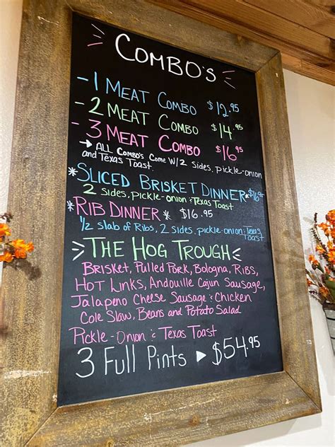 Menu at Lukes BBQ LLC, Broken Arrow