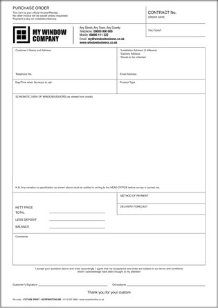 Image result for Replacement Window Measurement Ordering Form Template