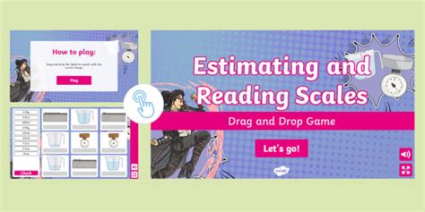 👉 Estimating and Reading Scales Drag and Drop Maths Game - KS2