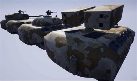 Tanks Animated modèle 3D $99 - .obj .fbx .upk .unitypackage .max - Free3D
