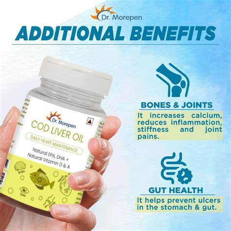 Buy DR. MOREPEN COD LIVER OIL CAPSULES WITH NATURAL OMEGA 3,VITAMIN A ...
