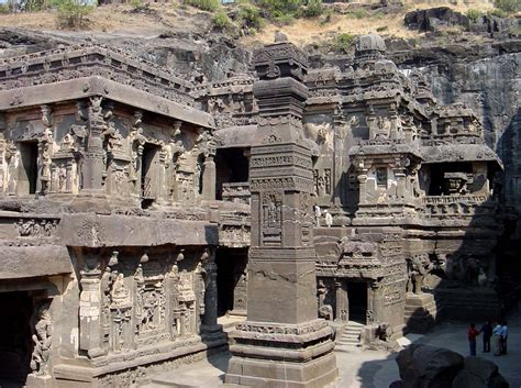 Kailasa Temple in Ellora, India. It is the world's largest monolith. It ...
