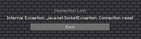 Java.net.socketexception Connection Reset Minecraft Realm 的图像结果