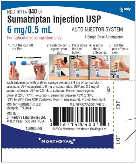 Image result for Sumatriptan Injection 6Mg