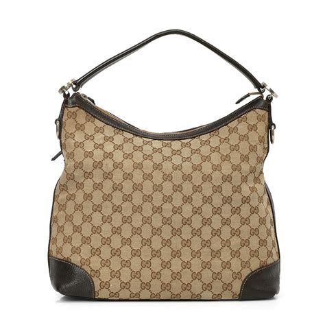 GG Canvas Beige/Brown Hobo Bag – Confidential Couture