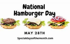 Image result for National Hamburger Day