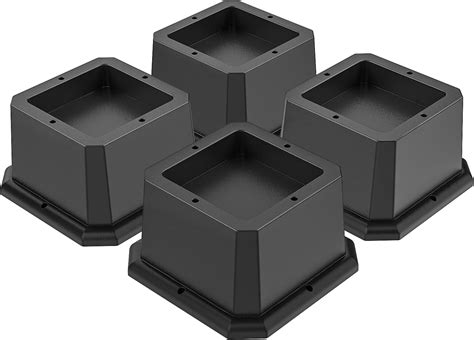 Amazon.com: USION Bed Risers 2 Inch Adjustable Furniture Risers Heavy ...