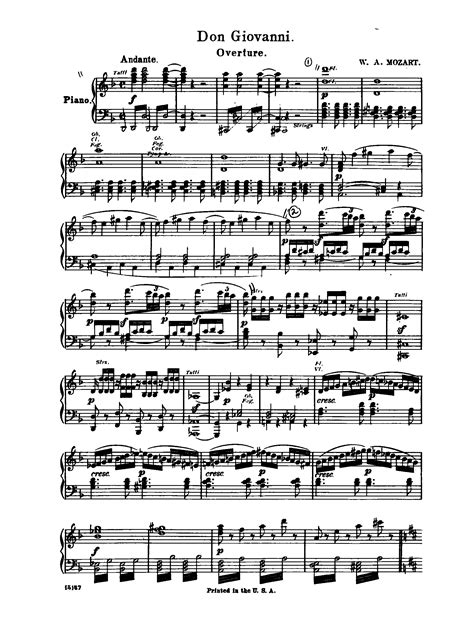 Mozart, Wolfgang Amadeus - Don Giovanni, K.527 (Complete) for Opera ...