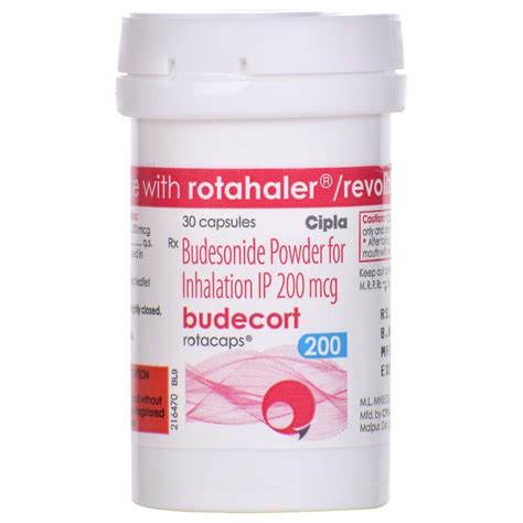 Budecort 200 Rotacaps - Bottle of 30 Capsules : Amazon.in: Health ...