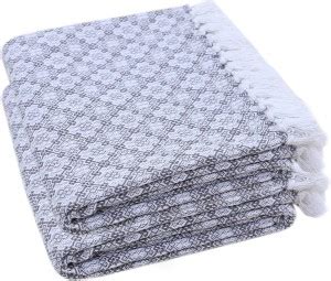 CHT Home Checkered Double Throw for AC Room - Buy CHT Home Checkered ...