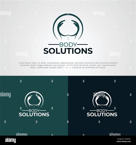 Body Solution Healthcare Company Logo Design Template Stock Vector Image & Art - Alamy