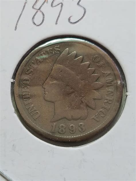 1893 P Indian Head Cent Penny IHC IHP - For Sale, Buy Now Online - Item ...