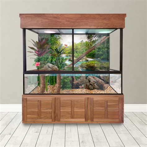 105 Gallon* Tall Glass Paludarium - Custom Glass Cage - Custom Aquariums