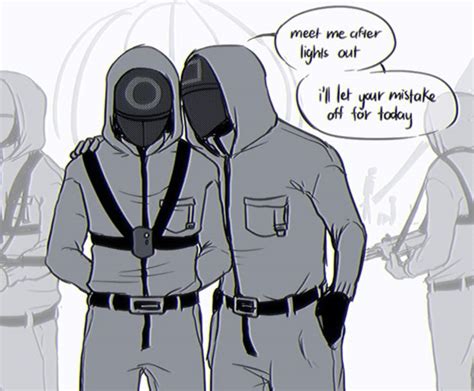 That's sussy hehhehe | Squad game, Squid games, Cute comics