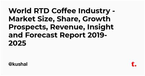 World RTD Coffee Industry -Market Size, Share, Growth Prospects ...