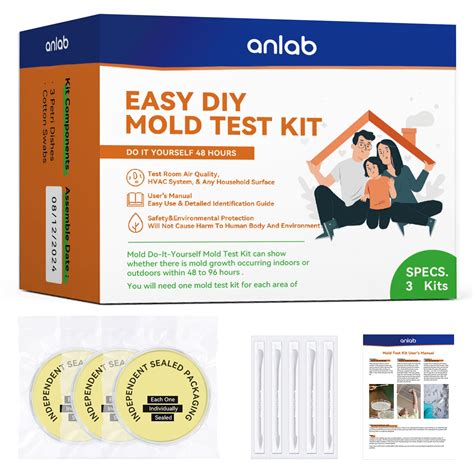 anlab™Mold Test Kit for Home - Do It Yourself Home Mold Detector | Test ...