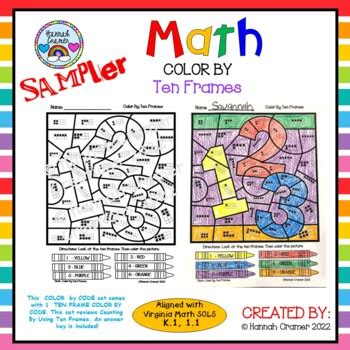 Image result for Ten Frame Color by Code Homework Help