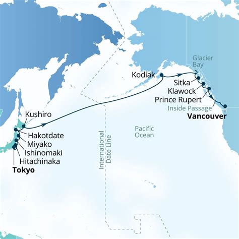 21-Day Japan, Alaska & Pacific Crossing Cruise Itinerary | Seabourn