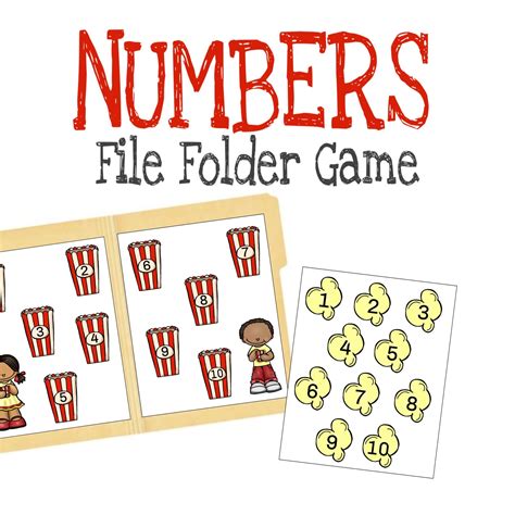 Printable File Folder Games - Printable Templates